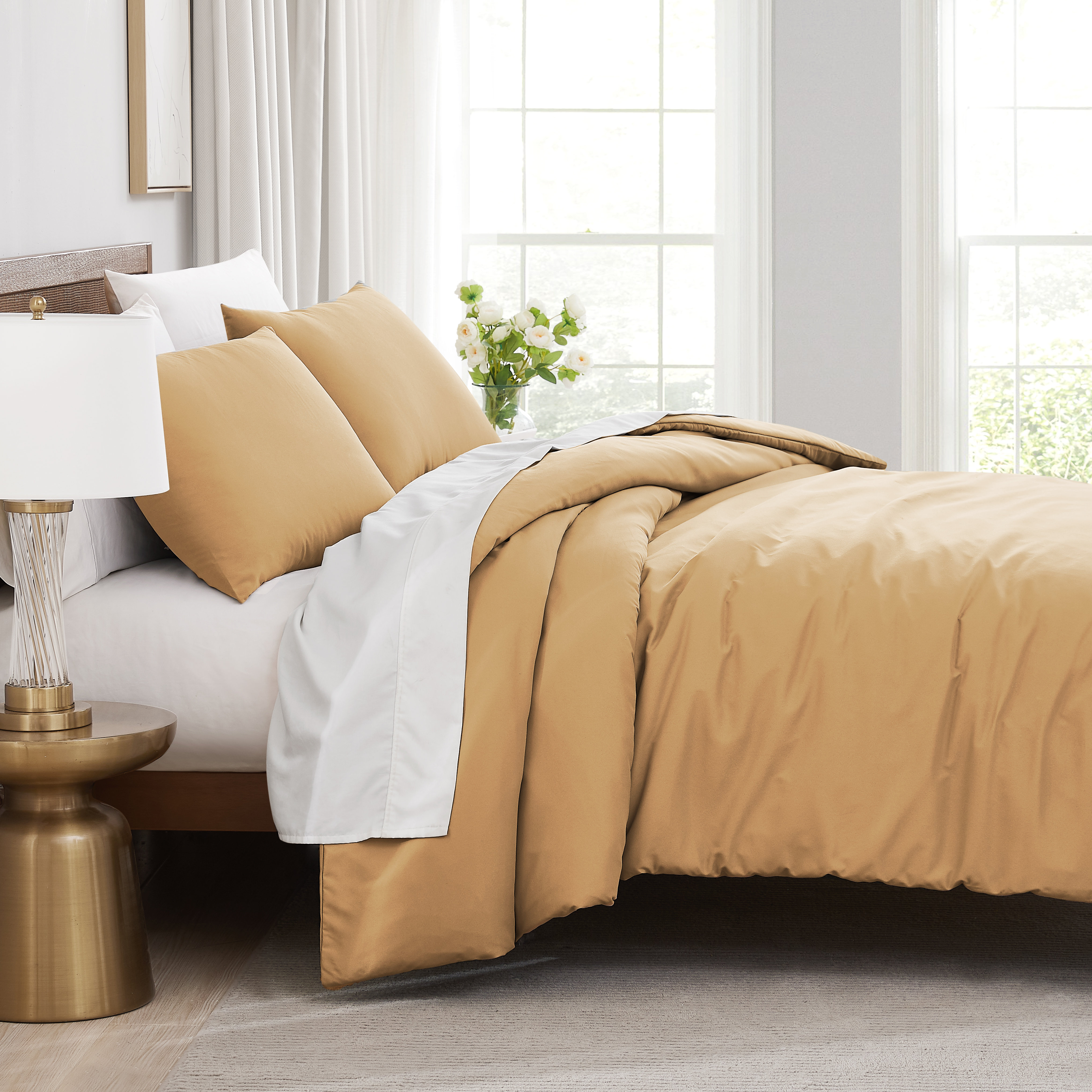 Details about   Golden Rang Duvet Quilt Cover with Pillow Cases Cotton Rich Bedding Sets 