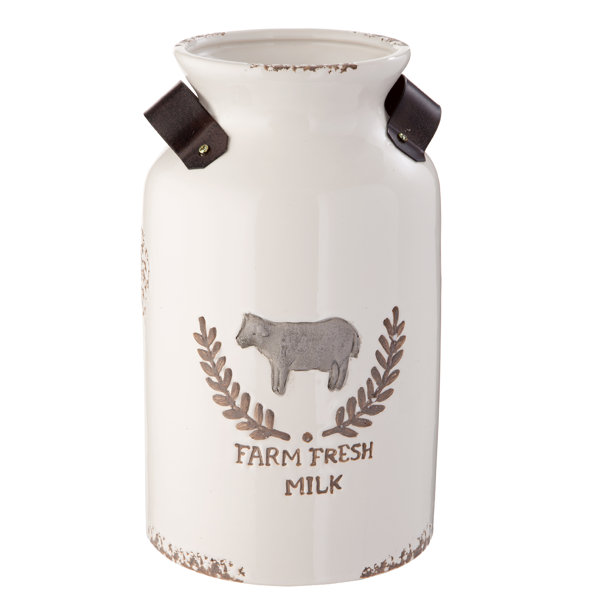 White Milk Vase Wayfair
