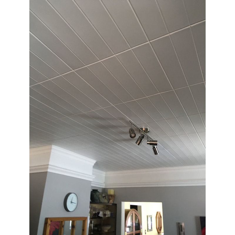 A La Maison Ceilings Bead Board 1 6 Ft X 1 6 Ft Glue Up Ceiling