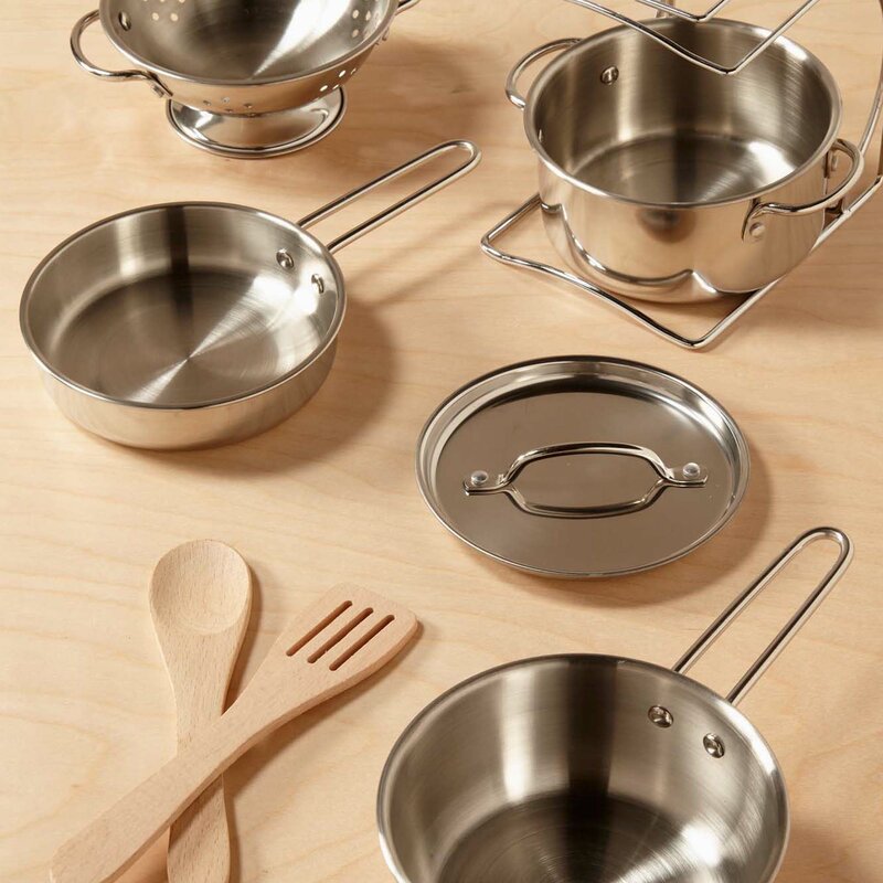 melissa and doug metal pots and pans