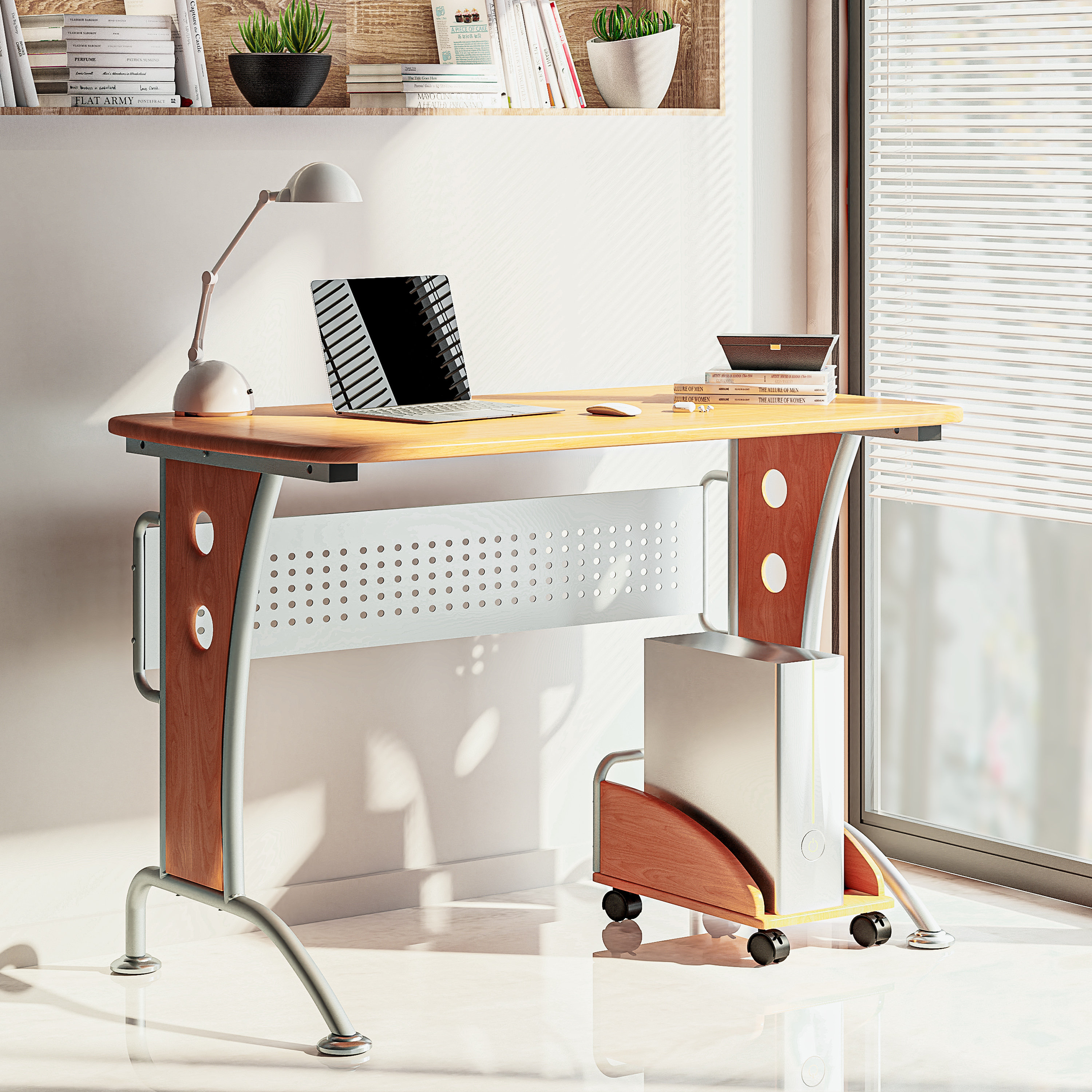 Symple Stuff Hufnagel Space Saver Computer Desk & Reviews Wayfair