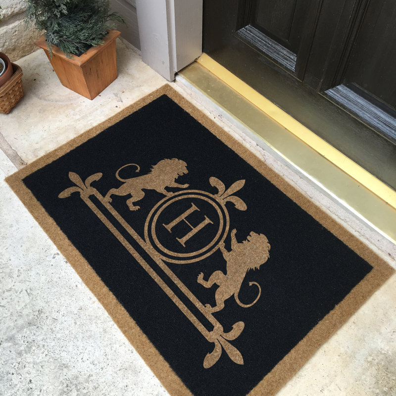 Fleur De Lis Living Higgs All Weather Personalized Non Slip