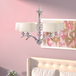 Go to store & view more images Lewis 5-Light Shaded Chandelier by Willa Arlo Interiors