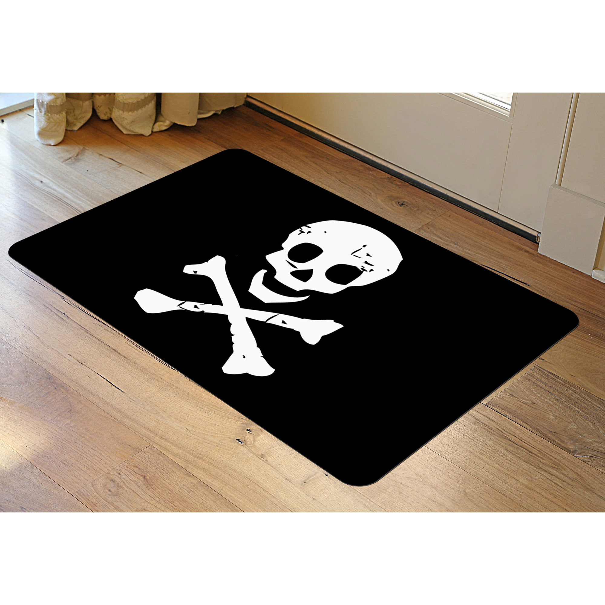 Winston Porter Amato Jolly Roger Non Slip Indoor Only Door Mat