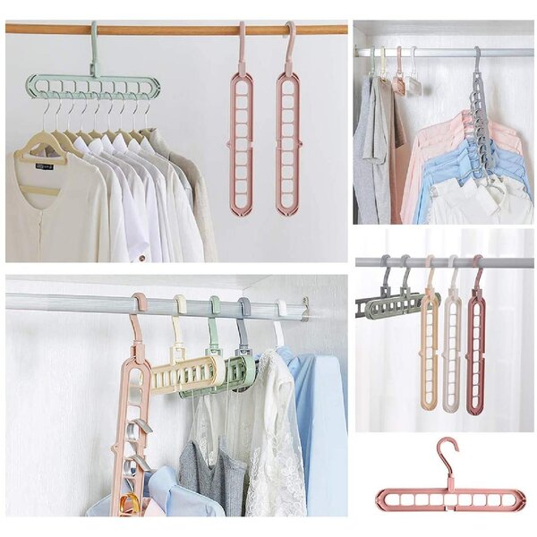 Space Saving Hanger Organizer Standard Non slip Hangers Magic Clothes Hangers