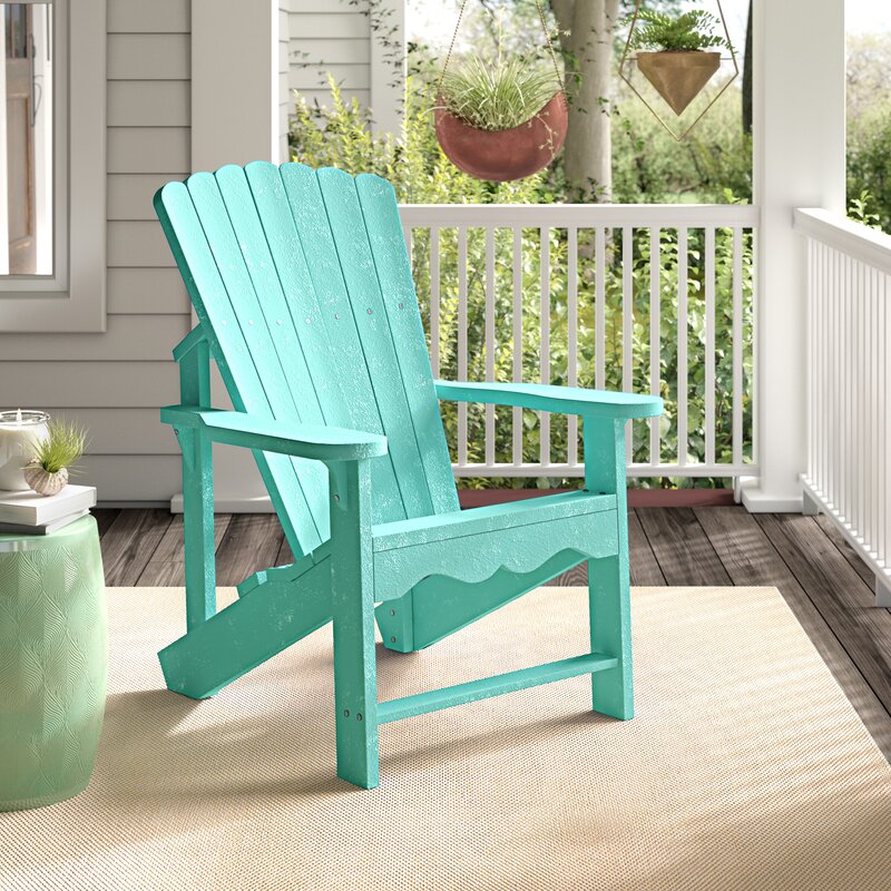 Beachcrest Home Alanna Plastic Adirondack Chair & Reviews | Wayfair