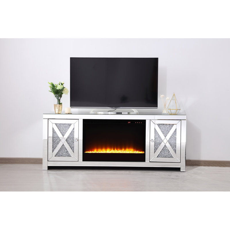 Rosdorf Park Abe Tv Stand For Tvs Up To 65 With Fireplace