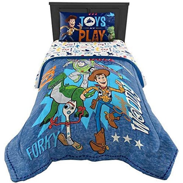 Wood,y Buzz Little Bo Peep Forky Toy Story 4 BEDDING SET 