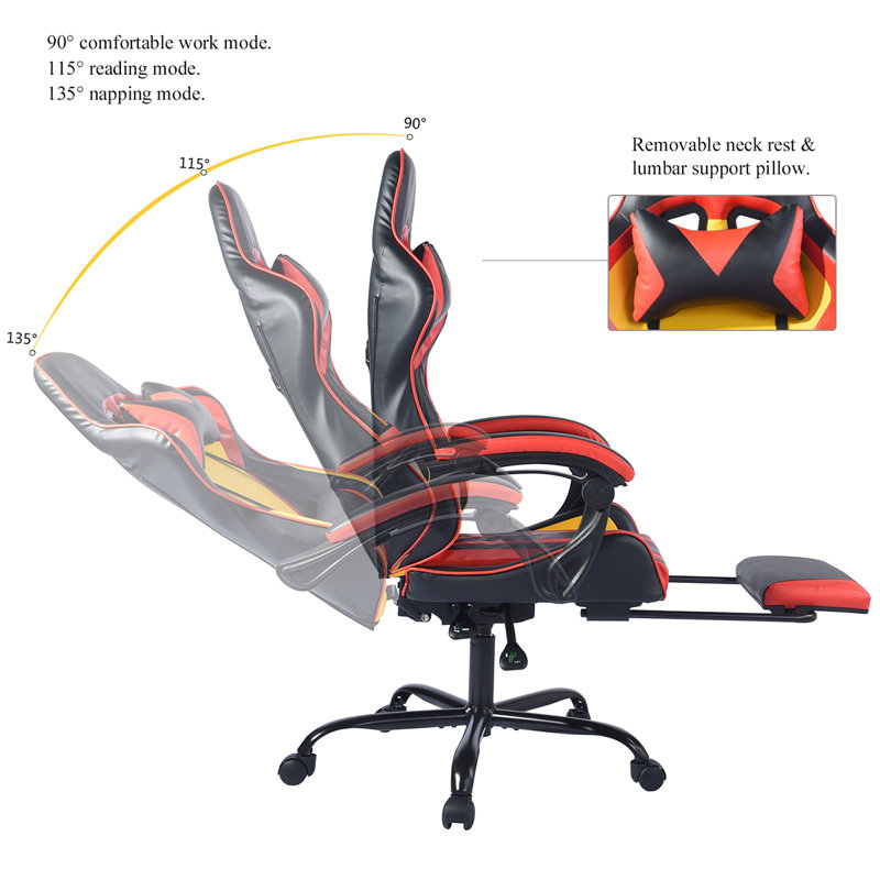 Inbox Zero E Sport Pc Racing Game Chair Wayfair