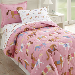 Toddler Bedding You Ll Love Wayfair Olive Kids Horses 4 Piece Toddler Bedding Set