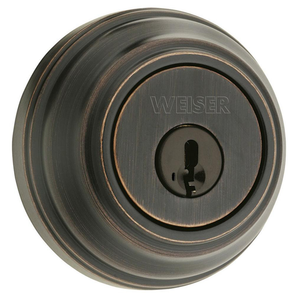 Weiser Metal Single Cylinder Deadbolt With Smartkey Wayfair