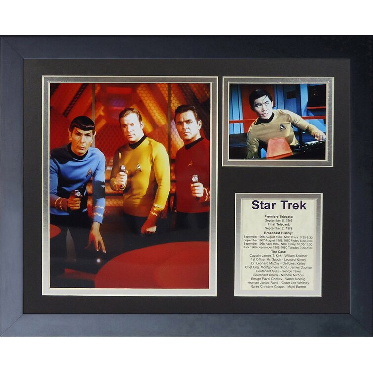 Legends Never Die Star Trek Picture Frame Memorabilia | Wayfair