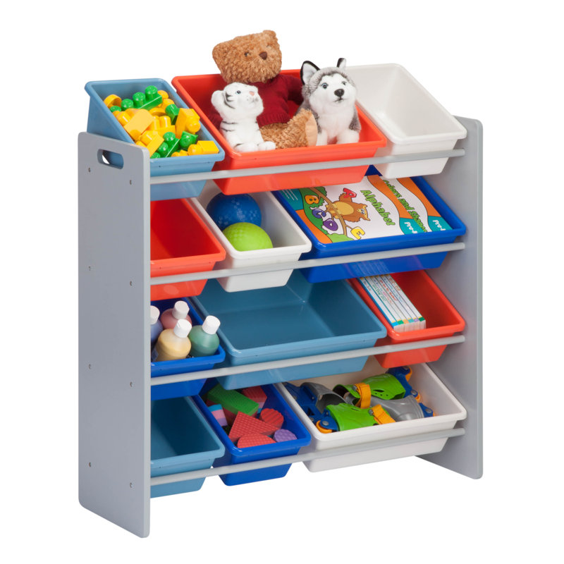 children's toy organizer with bins