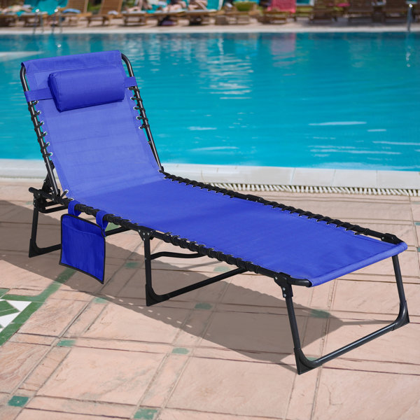 Portable Beach Towels Sun Lounge Chair Cover  Poolside Garden Sunbathing Pocket 