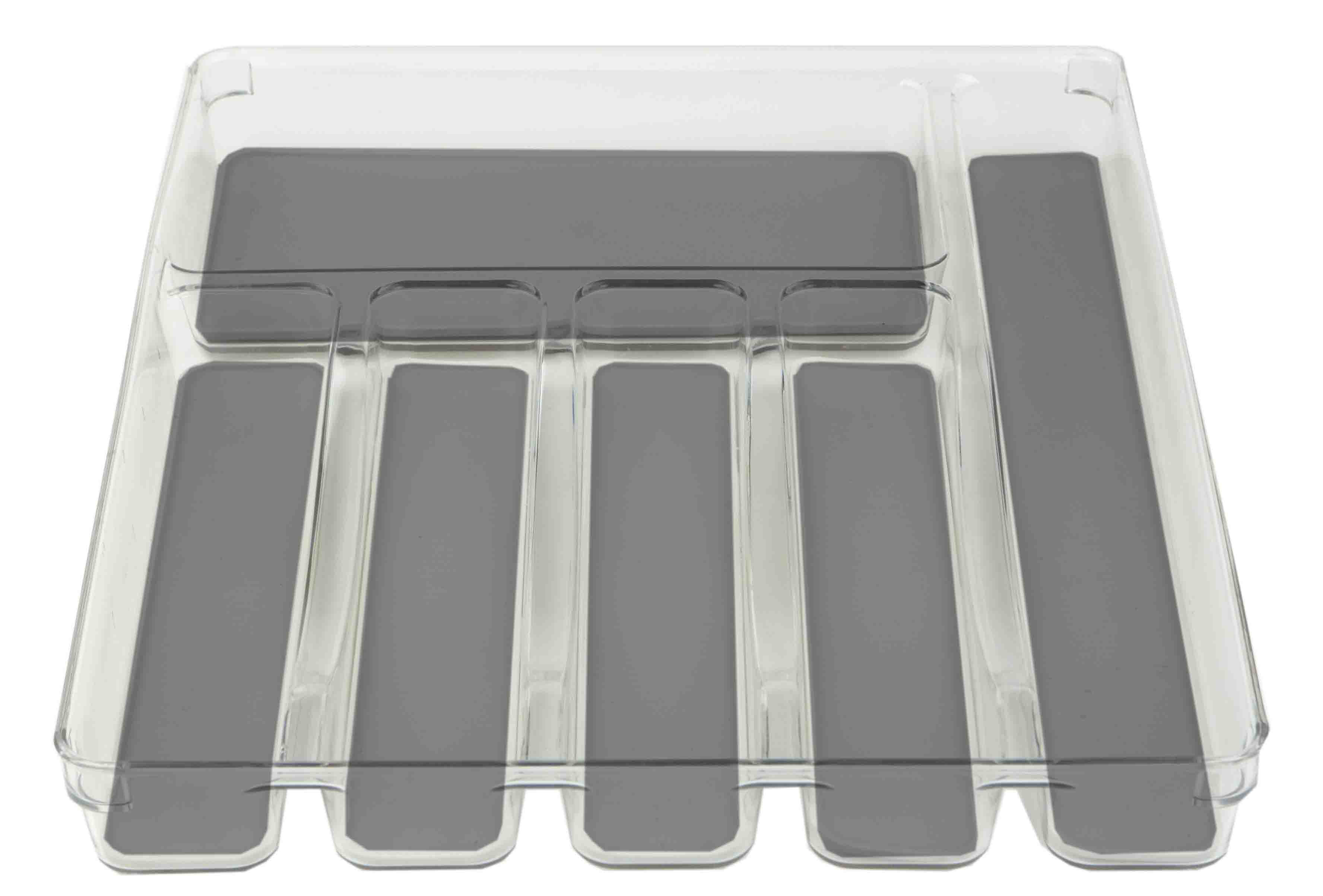 Home Basics Plastic With Rubber Liner 1 87 X 15 87 X 12 87