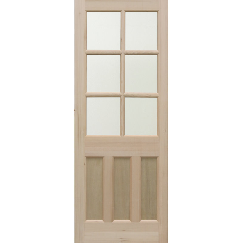 Jeld Wen Hemlock Manufactured Wood 6 Panels Unfinished External