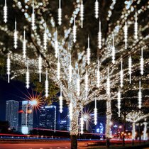 Xmas Party Christmas Tree Lights Meteor Shower Rain Tube Garden Snow Falling 