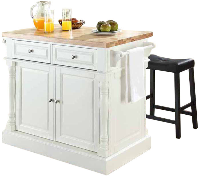 Three Posts Haslingden 3 Piece Kitchen Island Set with ...