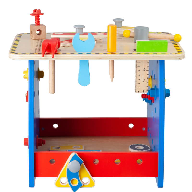 Zoomie Kids Lambert Wooden Workbench Kids Activity Table Reviews