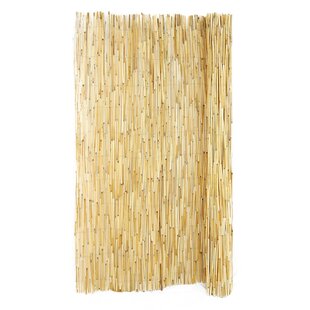 Backyard X-Scapes Thatch Panel 35 in H x 60 ft Decorative Bamboo Tan 871746000414 