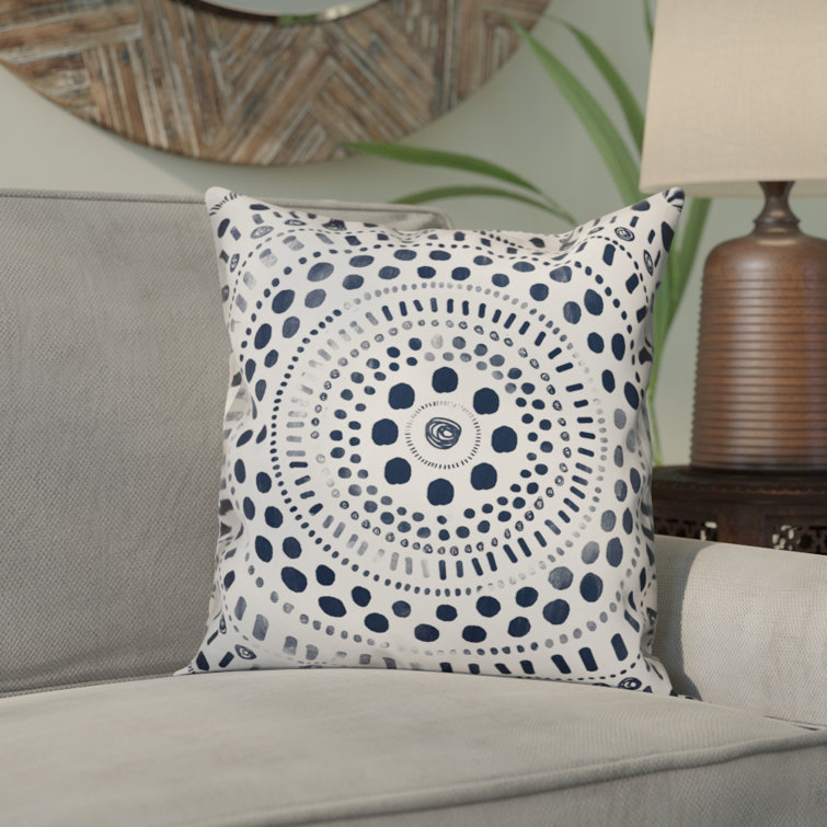 mandala throw pillow