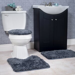 Non-Slip 3 Piece Bath Rug Set