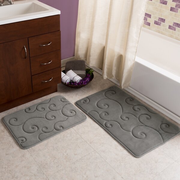 Coral Bath Rug Set Wayfair