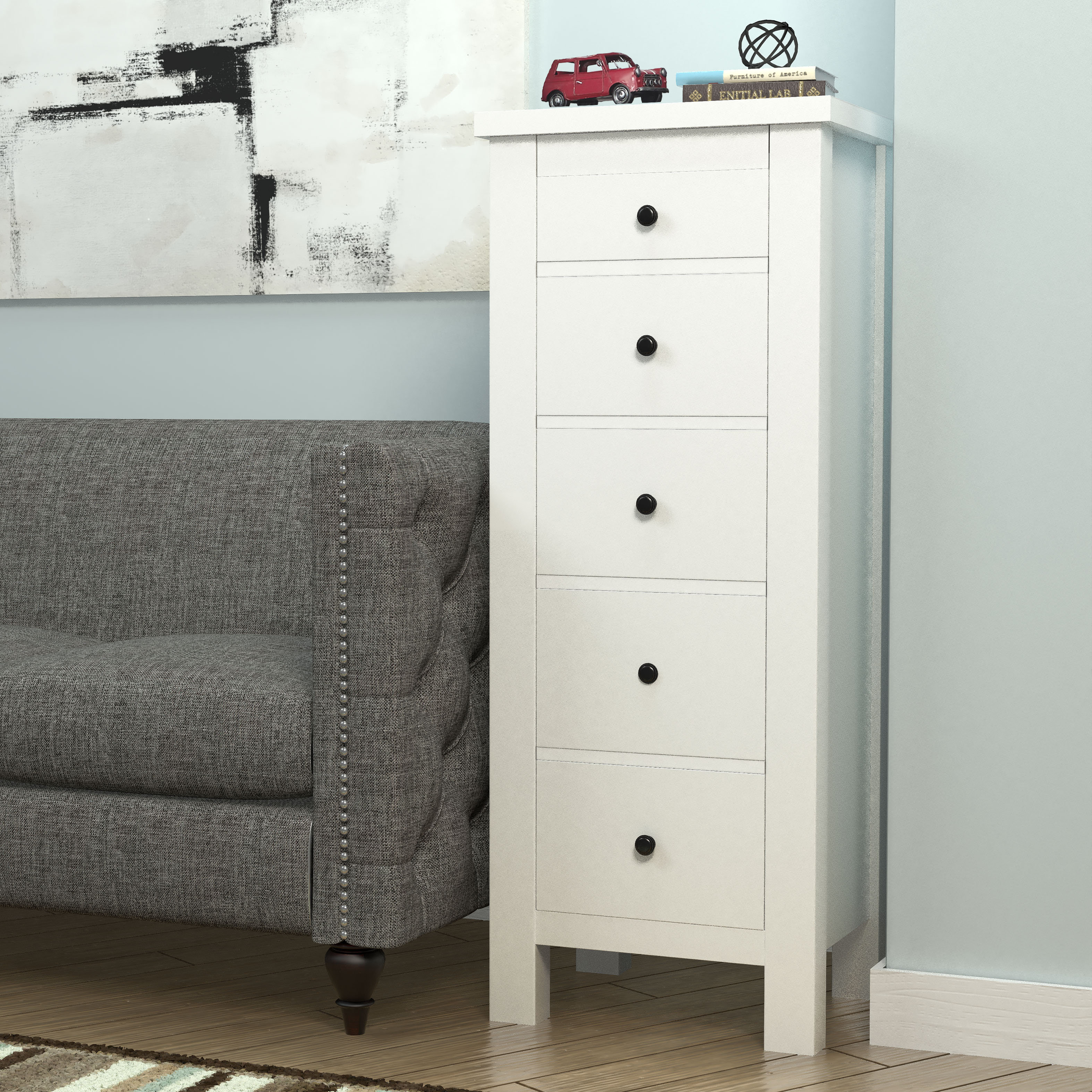 Beachcrest Home Bryant 5 Drawer Lingerie Chest Reviews Wayfair