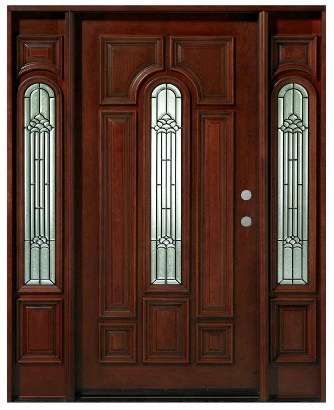 Asian Pacific Products Inc Mahogany Prehung Front Entry Doors
