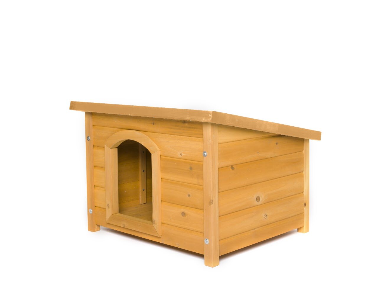 wooden dog house