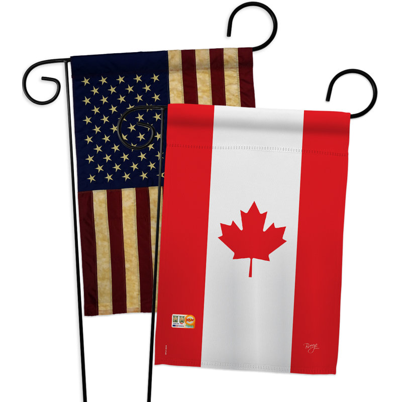 Breeze Decor Canada Impressions Decorative 2 Sided Polyester 19 X 13 In 2 Piece Garden Flag Set Wayfair