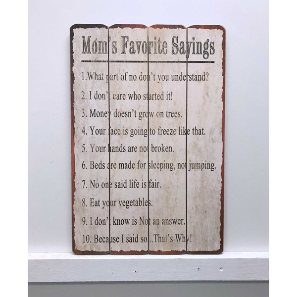 Wood Signs With Sayings Wayfair