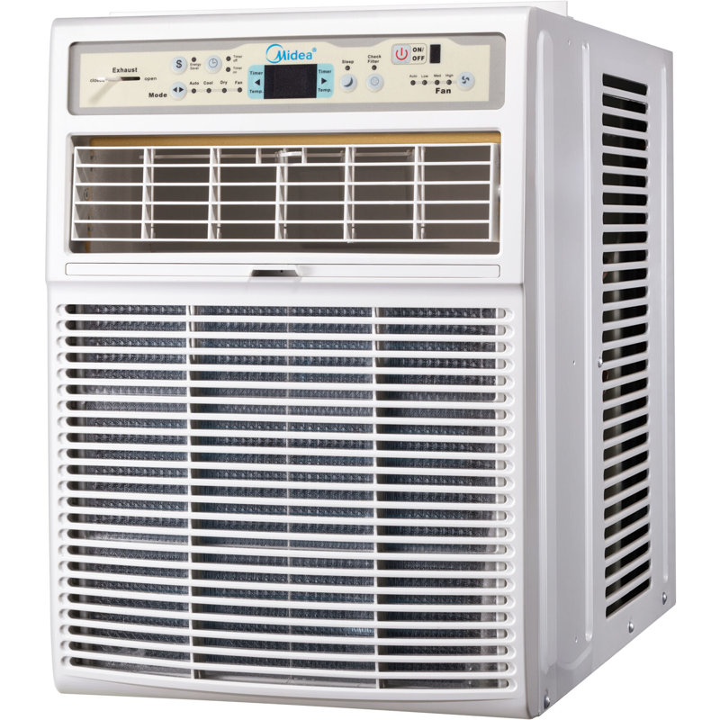 Keystone Slider Casement 8 000 Btu Window Air Conditioner With Remote Wayfair