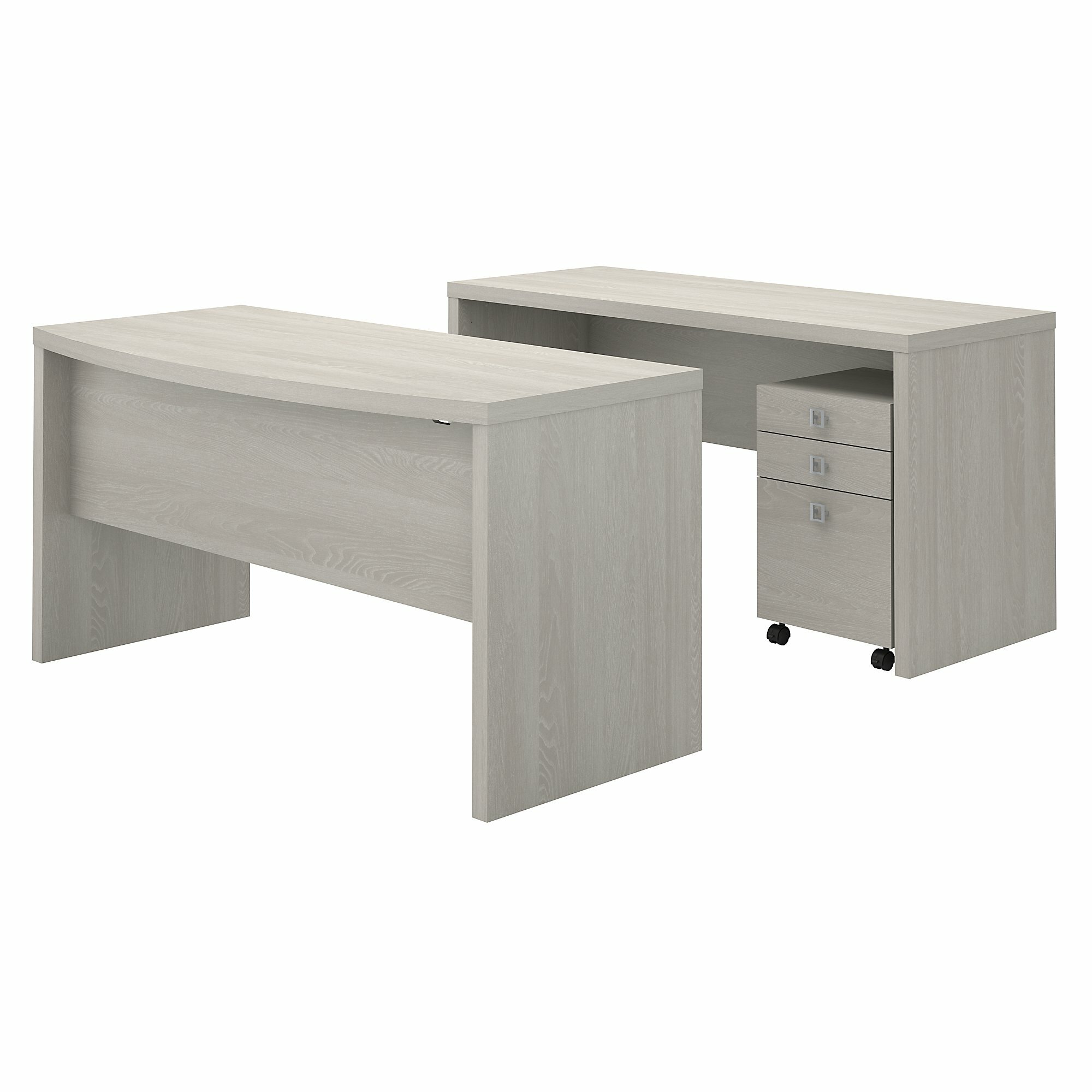 Ebern Designs Dez Desk And Filing Cabinet Set Reviews Wayfair