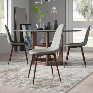 UK Dining Table and 2/4/6 Chairs Armchair High Back Upholstered Wood Leg Kitchen