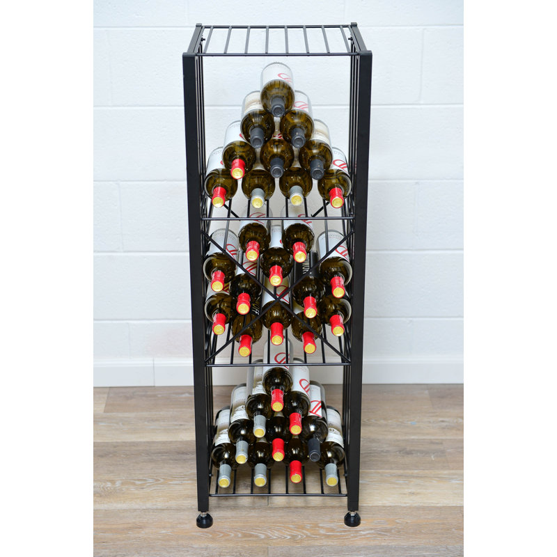 VintageView Case and Crate X-Bin Insert 12 Bottle Floor ... Put the rack inside the shelf unit.