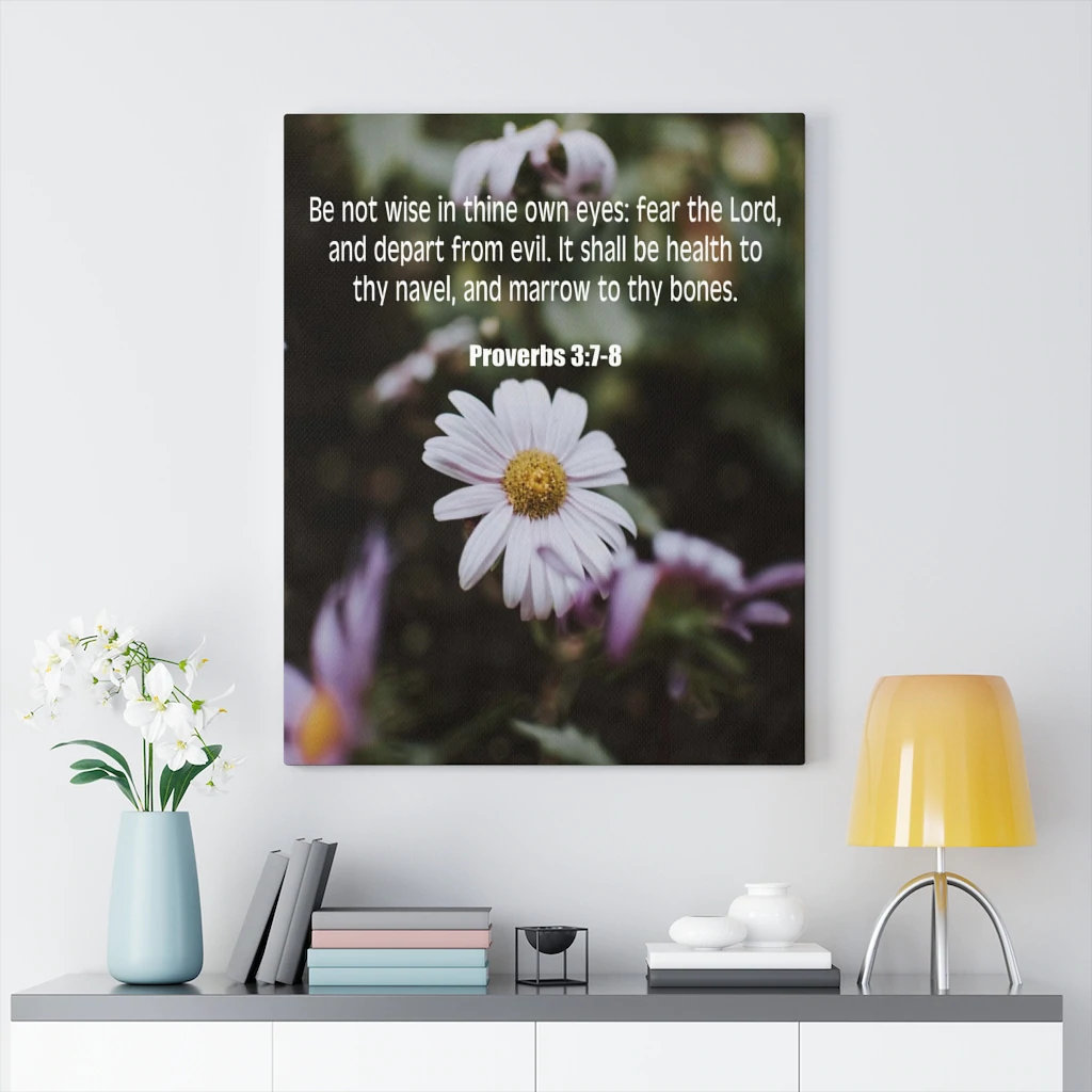 Trinx Fear The Lord Proverbs 378 Christian Wall Art Bible Verse Print Ready to Hang Wayfair
