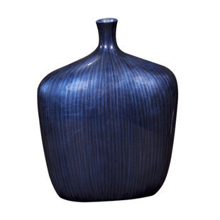 Cobalt Blue Kitchen Rug Wayfair Walbridge Cobalt Blue Wood Large Sleek Vase