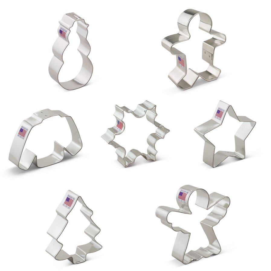 Christmas 7 Piece Cookie Cutter Set