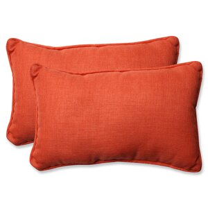 Rave Coral Indoor/Outdoor Throw Pillow (Set of 2)