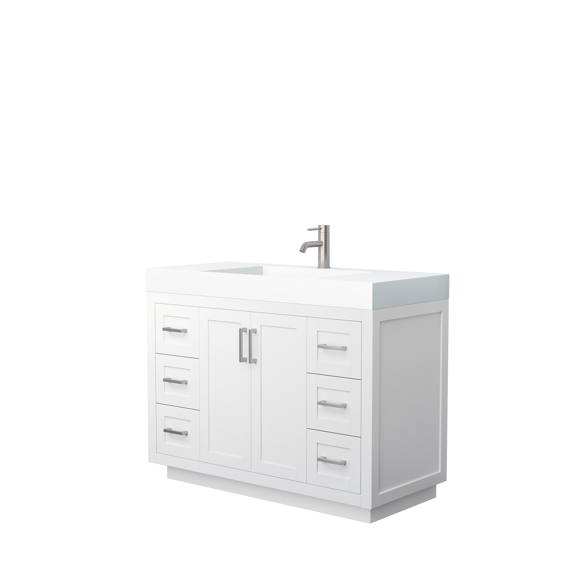 Wyndham Collection Miranda 48 Inch Single Bathroom Vanity In Dark Blue Wyndham Collection Miranda 48 Inch Single Bathroom Vanity In Dark Blue