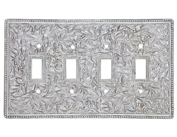 Vicenza Designs San Michele 4 Gang Toggle Light Switch Wall Plate Wayfair