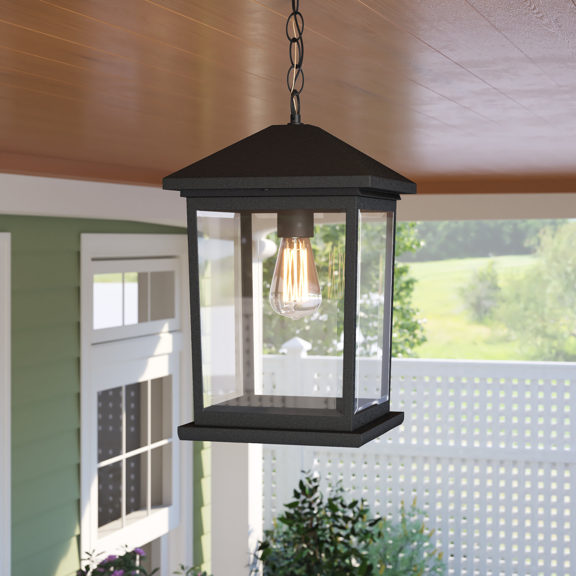 Sol 72 Outdoor™ Lovette Outdoor Hanging Lantern & Reviews | Wayfair
