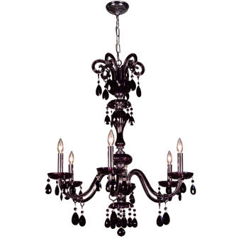 Classic Lighting Monte Carlo Elite 6 Light Candle Style Classic Traditional Chandelier Wayfair