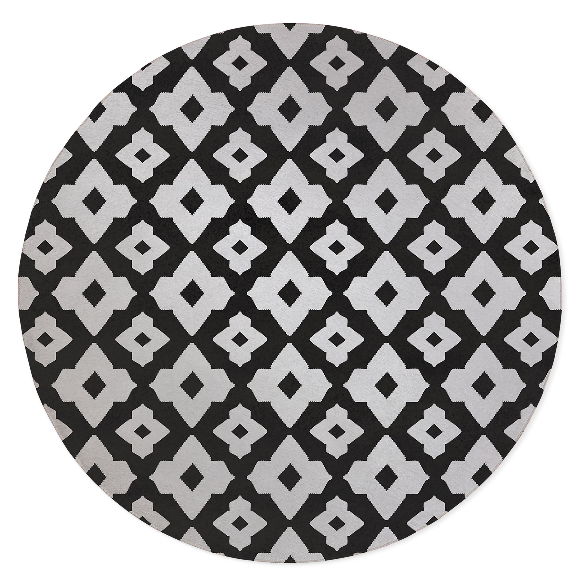 Kavka Medallion Low Pile Carpet Straight Round Chair Mat Wayfair