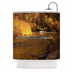 Autumn Stream Shower Curtain