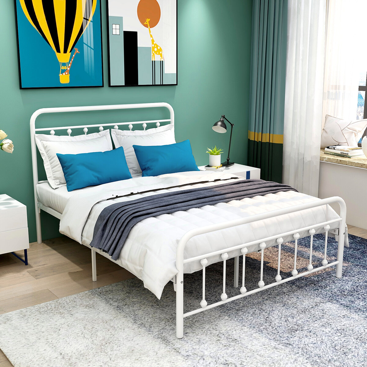 White Bed Frames You'll Love in 2021 | Wayfair