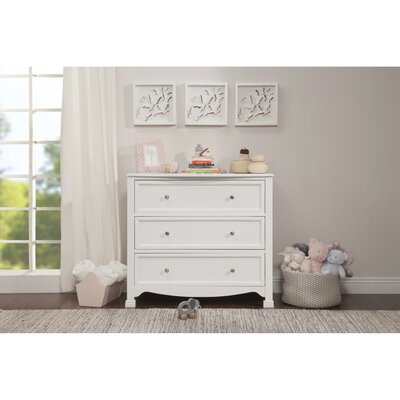 Kalani 3 Drawer Dresser Davinci Color White