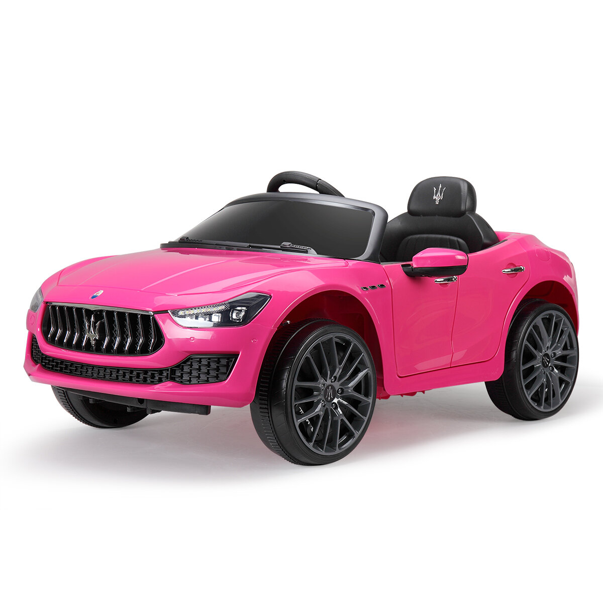 Kids Ride on Car Maserati License 12v Rechargeable With Mp3 Remote Control Black for sale online 