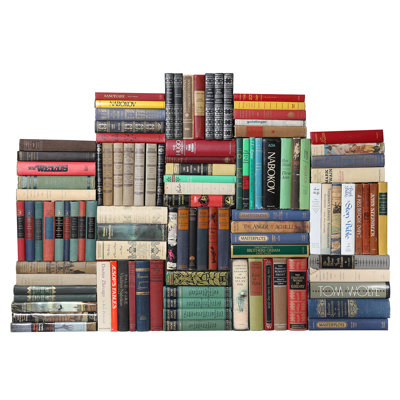 Authentic Decorative Books  Curated Library Curated Vinatge World Classics Library Set of 100 Booth  Williams